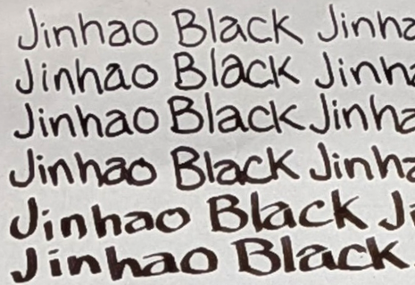 Ink Review #2: Jinhao Black