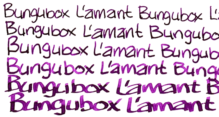 Ink Review #6: Bungubox L’amant